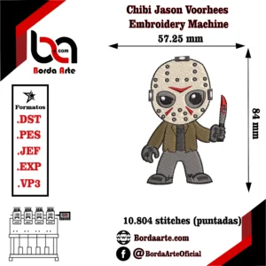Chibi-Jason-Voorhees-Embroidery-Machine
